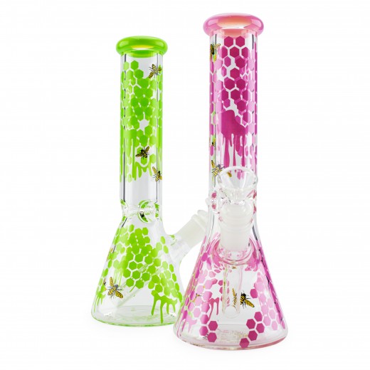 Стеклянный бонг HoneyBee Beaker
