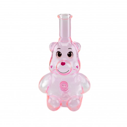 Скляний бонг Pink Bear