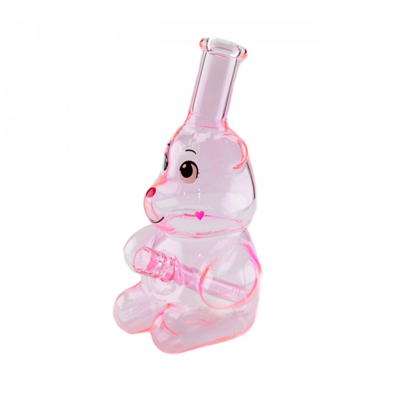 Скляний бонг Pink Bear