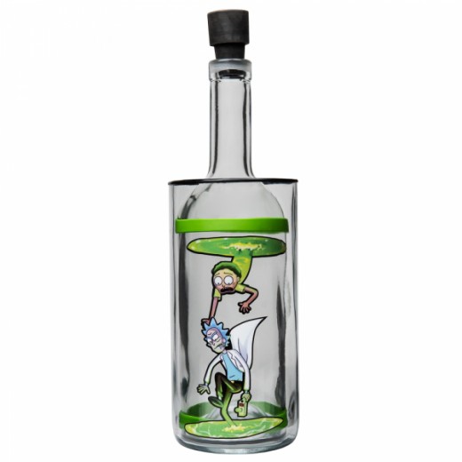 Скляний водник Rick & Morty