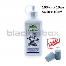 Набор моющий концентрат<br> Limpuro Bio Cleaner 100ml Set<br> + резиновые пробки SG10