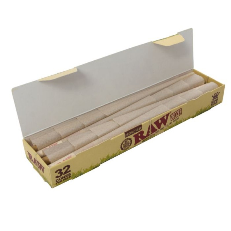 Конуси RAW Organic Basic32 King Size Hemp Конуси RAW Organic Basic32 King Size Hemp