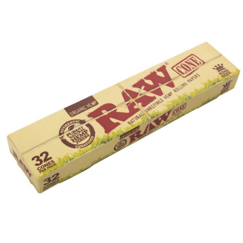 Конуси RAW Organic Basic32 King Size Hemp Конуси RAW Organic Basic32 King Size Hemp