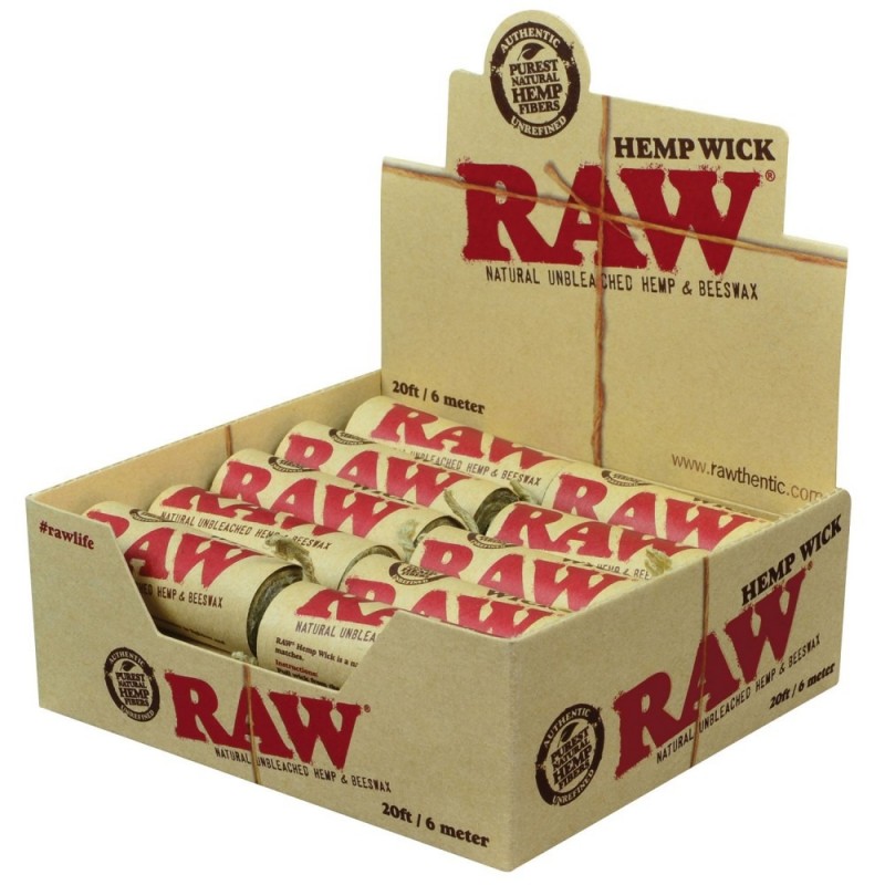 Гніт RAW Hemp Wick 6m Гніт RAW Hemp Wick 6m