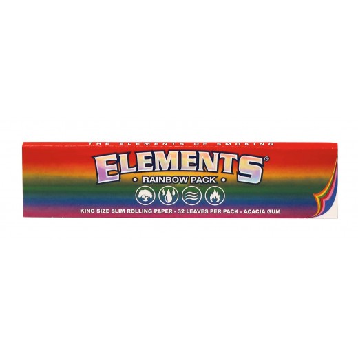 Папір для самокруток Elements Rainbow King Size