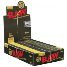 Папір для самокруток<br> RAW Black 1¼