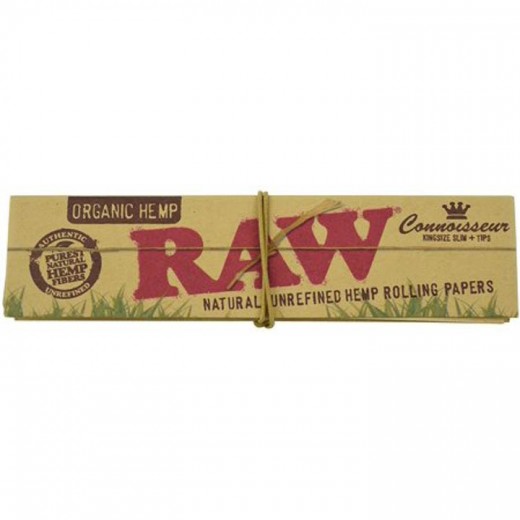 Папір для самокруток RAW Organic Connoisseur King Size Hemp