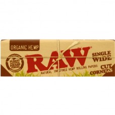 Папір для самокруток<br> RAW Organic SW Cut Corners Hemp