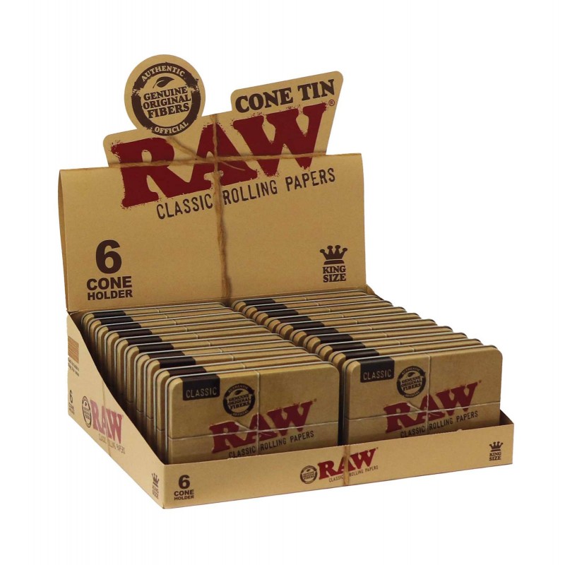 Контейнер RAW Tin Cone Case King Size