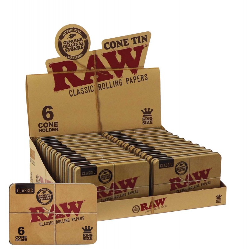 Контейнер RAW Tin Cone Case King Size