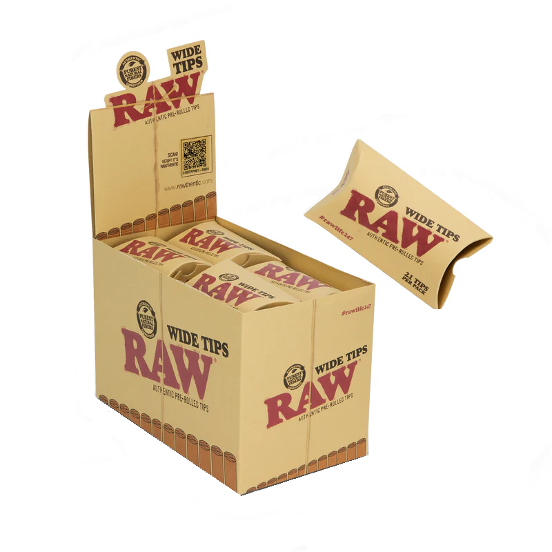 Фільтри для самокруток RAW Wide Pre-Rolled